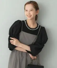 URBAN RESEARCH ROSSO『別注』 襟パールカットソー