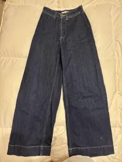 AZUL BY MOUSSY ダークブルーワイドパンツ XS
