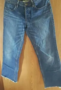 デニムパンツ カットオフ ボタンフライのサムネイル