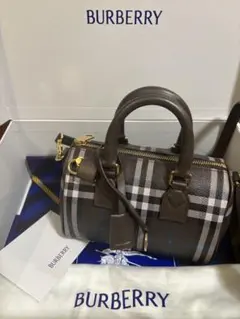 新品未使用タグ付きBURBERRY MD KNIT TOTE BAG IVY - メルカリ