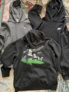 アメリカ古着ナイキ パーカー３点Sサイズ
