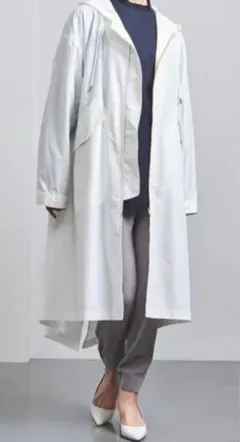 ユナイテッドアローズ　UNITED ARROWS フーデッド ロングコート