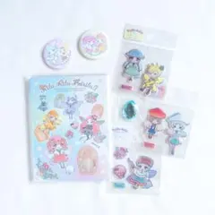 リルリルフェアリル メモ帳 シール バッジ セット