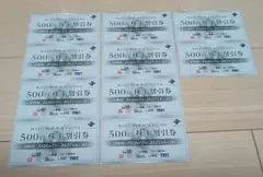 ヴィア・ホールディングス 500円 株主優待券 10枚セットのサムネイル