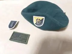 Bancroft グリーンベレー 金属き章。パッチ米軍放出品。アメリカ軍パッチのサムネイル