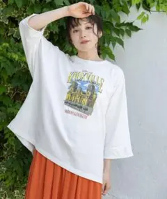 ニコアンド　スーベニアワイドTシャツ　新品