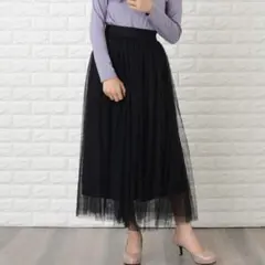 Lace Ladies チュールスカート ブラックのサムネイル