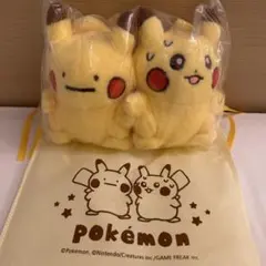 韓国限定 メタモンは変身中　ピカチュウ　メタモン　ぬいぐるみ