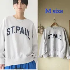 AMERICAN HOLIC★ST.PAULロゴスウェット★M★美品