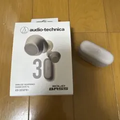 ワイヤレスイヤホン　オーディオテクニカ　ATH-CKS30TW+