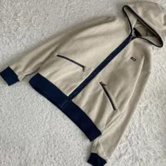 THE NORTH FACE ボアパーカー ベージュ L カジュアル ジッパー
