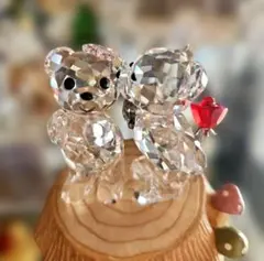 スワロフスキー クリスベア てんとう虫 置物 スワロフスキー てんとう虫 KRISベア Good Luck Bear 置物 - メルカリ