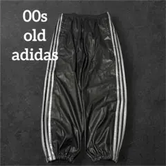 00s adidas XLサイズ バギートラックパンツ 極太ライン Y2K - メルカリ