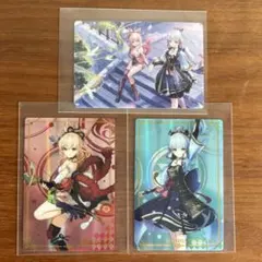 原神 宵宮 綾華 ウエハース2 カード3枚セット
