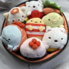 【貴重】すみっコぐらし 寿司桶ぬいぐるみセット すみっコぐらし 寿司桶 てのり ぬいぐるみ 復刻企画 ファンクラブ限定