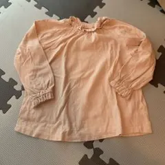 UNIQLO キッズ 長袖カットソー 110cm ベージュ