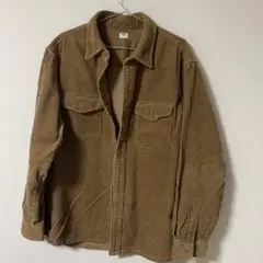 ユニクロ　UNIQLO ブラウン コーデュロイ 長袖シャツ XL