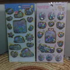 すみっコぐらし 　リラクマキラッとぷくぷくエアーシール 2枚セット