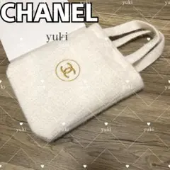 シャネル新品箱付きミニハンドバッグノベルティ ロゴが可愛い手提げk09s