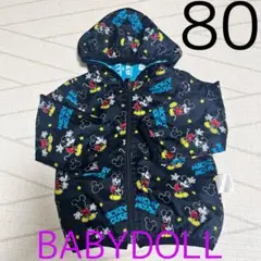 BABYDOLL ナイロンジャケット　ディズニー　80サイズ