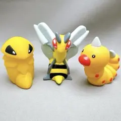 初期　美品　ポケモンキッズ 指人形　フィギュア ソフビ 当時物　3個まとめ売り