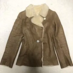 MERCADER メルカデル　リアルムートンコート　羊革　スペイン製　ボア　38