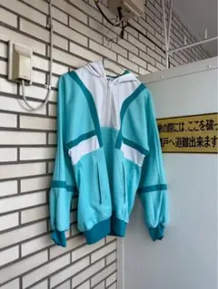 00s adidas Zip Hoodie トラックジャケット風 パーカ