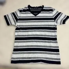 MICHEL KLEIN ストライプ Tシャツ サイズ48のサムネイル