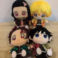 鬼滅の刃 ぬいぐるみ 4体セット