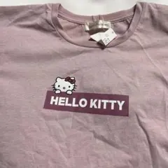Hello Kitty レディースTシャツ ピンク Lのサムネイル