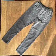 無印良品　良品計画　ブラック　コーデュロイパンツ 150