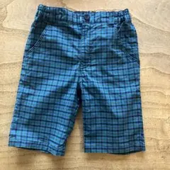 【familiar】100cm チェック柄 半ズボン