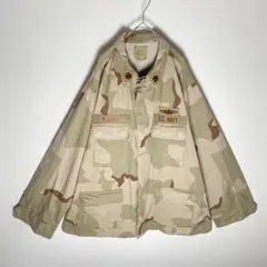米軍実物 U.S. NAVY 3C デザートカモ BDUジャケット XL-Rのサムネイル