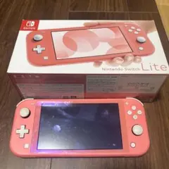 ジャンク品Nintendo Switch Lite コーラル 本体