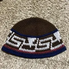 クラッシャーハット　バケットハット　やや大きめ　y2k ストリート　古着