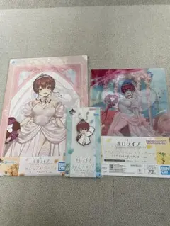 一番くじ 宝鐘マリン きゅんキャラ クリアファイル＆ステッカー ビジュアルボード