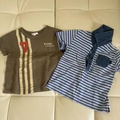 a.v.vTシャツとポロシャツセット ブラウン・ストライプのサムネイル