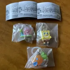 スポンジボブ　めじるしアクセサリー　ゲイリー　パイナップルハウス　ガチャ