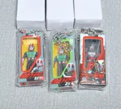 仮面ライダー　ソフビパッケージチャーム　新1号 新2号　龍騎