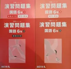 演習問題集 国語 6年 上下巻セット