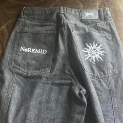 希少品‼️】noremid ノーリミット ネイビー デニム スーパーバギー