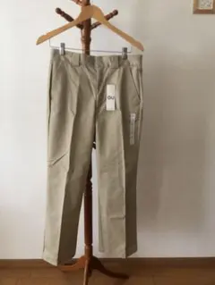 【新品未使用】GU チノパン　チノストレートパンツ　レディースXL