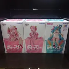 初音ミク ぬーどるストッパーフィギュア 3点セット