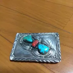 ※超レア　ナバホ族？　Vintage　インディアンジュエリー　ベルトバックル