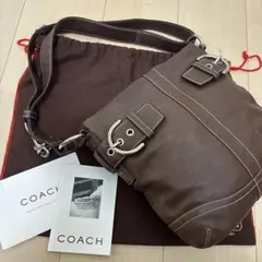 vintage coach old soho ソーホー こげ茶 ショルダー
