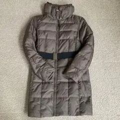 ZARAブラウン ダウンジャケット フード付き