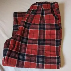 キムラタンBobson　赤と黒のチェック柄長ズボン