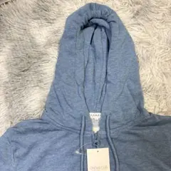 【新品】CINEMA CLUB レディース ジップアップパーカ　ブルー L