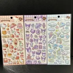 キャンディステッカー サンリオ シナモロール クロミ キティ 3枚セット