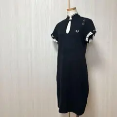 フレッドペリー　エイミーワインハウス コラボ ポロシャツワンピース 刺繍 ロゴのサムネイル